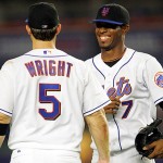 David Wright and Jose Reyes of the New York Mets 