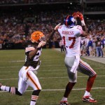 Plaxico Burress Catches a TD against the Browns on monday night 