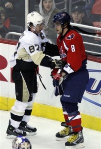 crosby ovechkin 2 204x300 Ovechkin Betters Crosby, Game Access Limited
